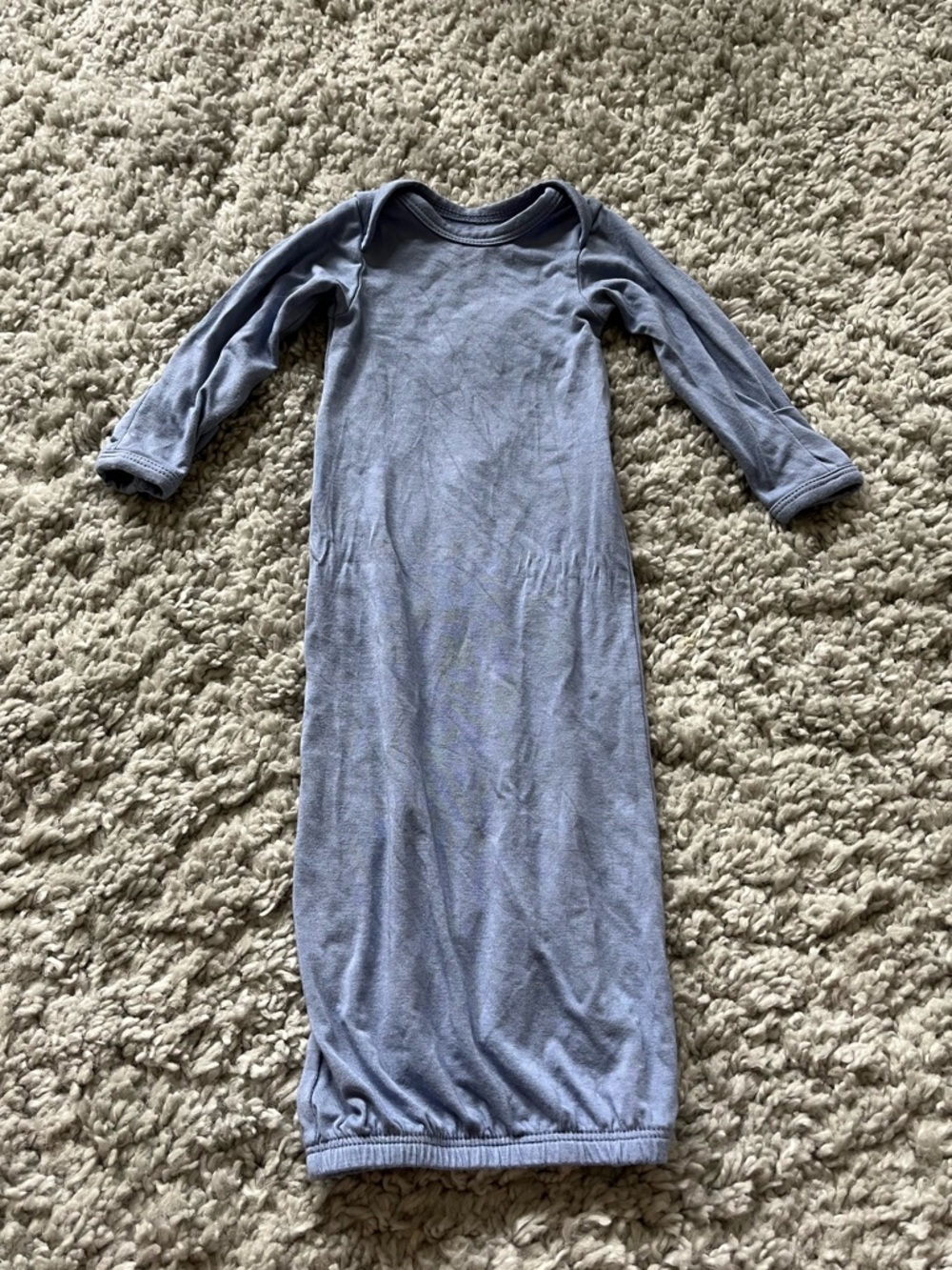 Light Blue Infant Sleep Gown - Long Sleeve